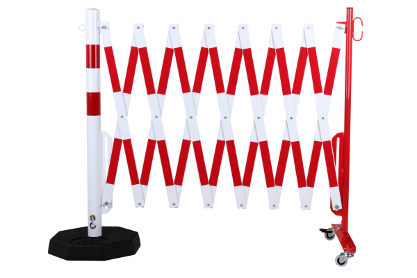 safety-gate-red-white-3,6-m-roller-feet-mobile-footplate-1